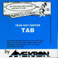 Impresso Aluminum Plant Tags Box of 100 Tags