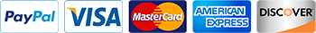 PayPal, VISA, MasterCard, AmEx and Discover accepted.